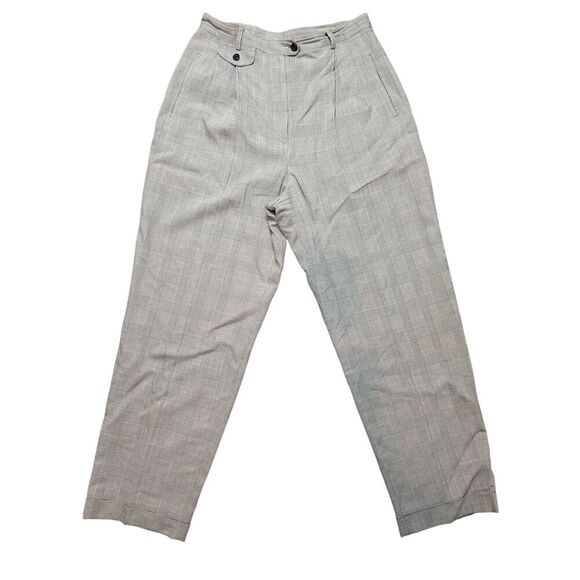 Vintage Lauren Ralph Lauren High Waisted Cotton Core Wool Trouser Sz:12